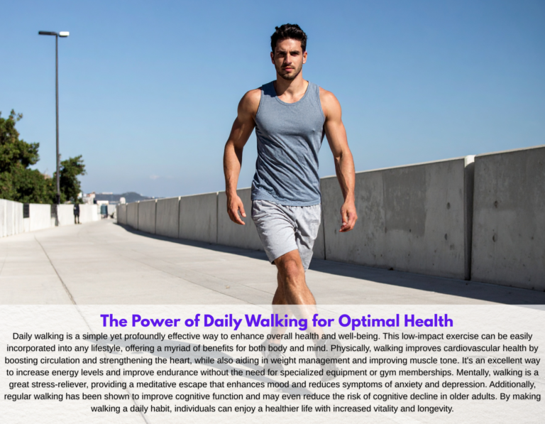 The Power of Daily Walking for Optimal Health